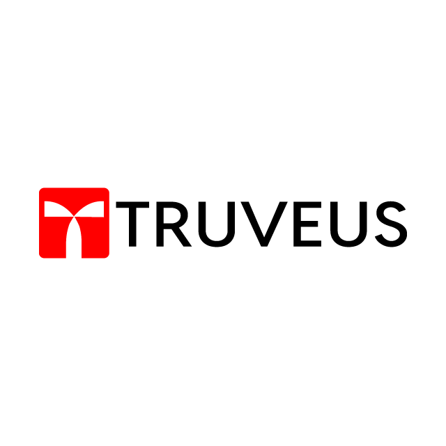 Truveus.com logo, a brandable .com business name for sale