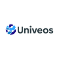 Univeos.com logo, a brandable .com business name for sale