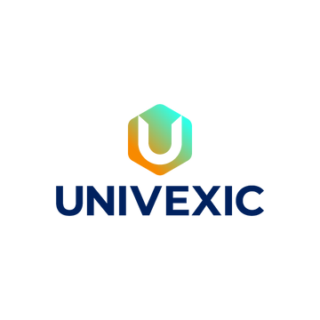 Univexic.com logo, a brandable .com business name for sale