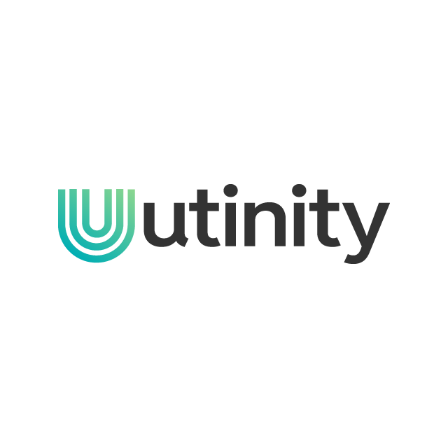 utinity.com logo, a brandable .com business name for sale