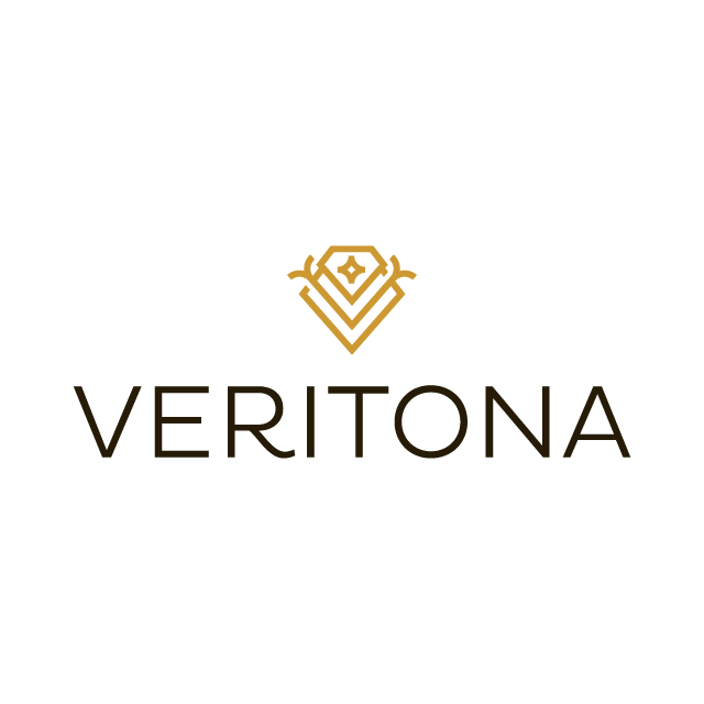 veritona.com logo, a brandable .com business name for sale