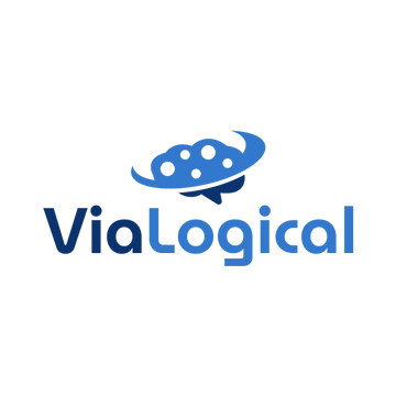 vialogical.com logo, a brandable .com business name for sale