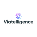 viatelligence.com logo, a brandable .com business name for sale