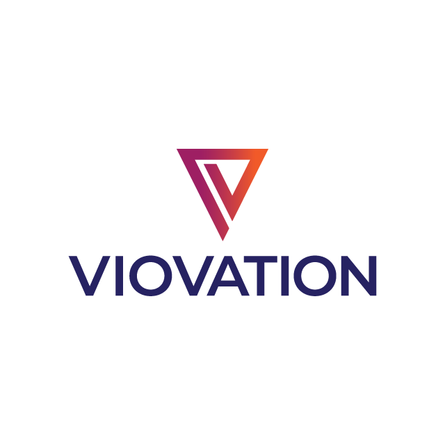viovation.com logo, a brandable .com business name for sale