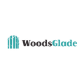 WoodsGlade.com logo, a brandable .com business name for sale