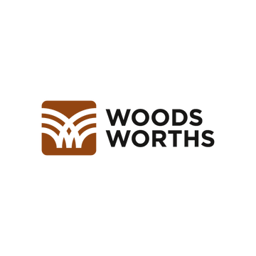 WoodsWorths.com logo, a brandable .com business name for sale