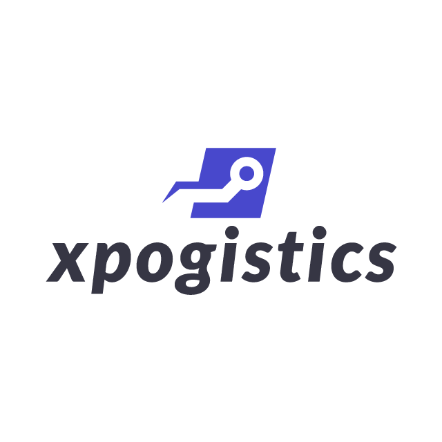xpogistics.com logo, a brandable .com business name for sale