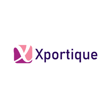 xportique.com logo, a brandable .com business name for sale