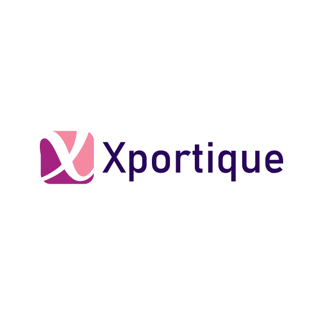 xportique.com logo, a brandable .com business name for sale